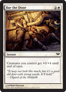 Bar the Door (Dark Ascension) Light Play Foil
