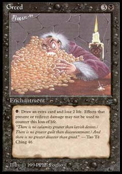 Greed (Legends) Light Play