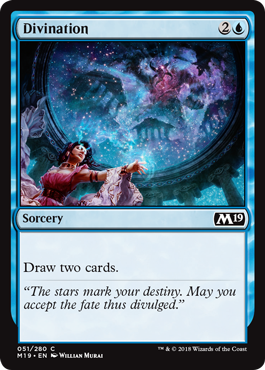 Divination (Magic 2019 Core Set) Near Mint