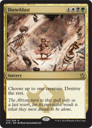 Duneblast (Khans of Tarkir) Near Mint