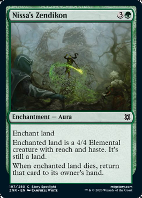Nissa's Zendikon (Zendikar Rising) Medium Play