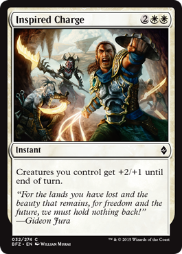 Inspired Charge (Battle for Zendikar) Near Mint