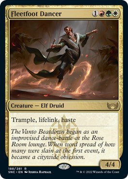 Fleetfoot Dancer (Streets of New Capenna) Near Mint Foil