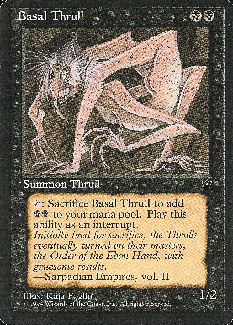 Basal Thrull (1) (Fallen Empires) Heavy Play