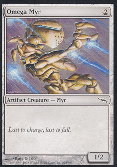 Omega Myr (Mirrodin) Medium Play