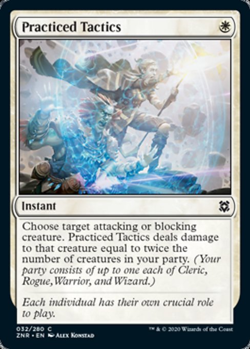 Practiced Tactics (Zendikar Rising) Medium Play Foil