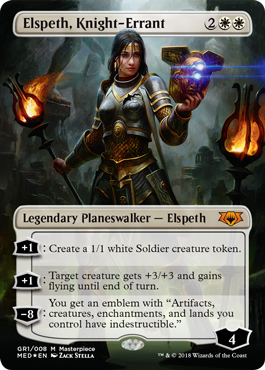 Elspeth, Knight-Errant (Guilds of Ravnica Mythic Edition) Light Play Foil