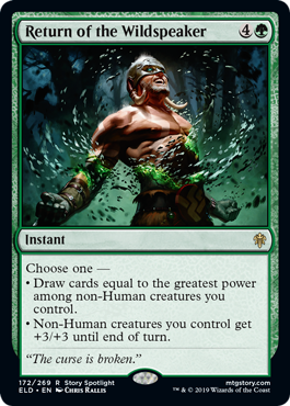 Return of the Wildspeaker (Throne of Eldraine) Near Mint