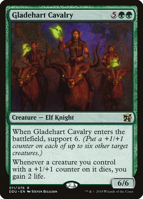 Gladehart Cavalry (Duel Decks: Elves vs Inventors) Near Mint