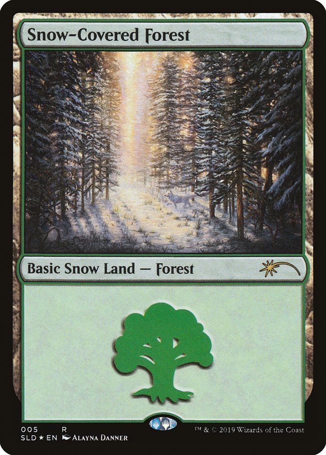 Snow-Covered Forest (Secret Lair) Near Mint Foil