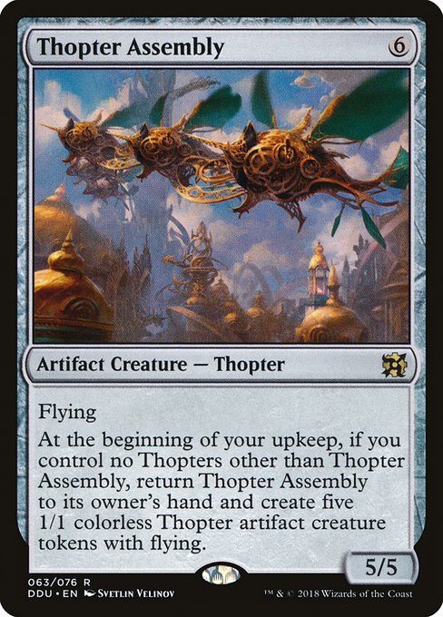 Thopter Assembly (Duel Decks: Elves vs Inventors) Near Mint