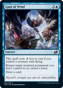 Gust of Wind (Ikoria: Lair of Behemoths) Near Mint Foil