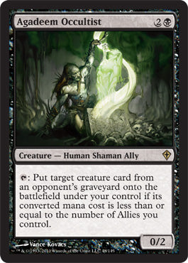 Agadeem Occultist (Worldwake) Near Mint Foil