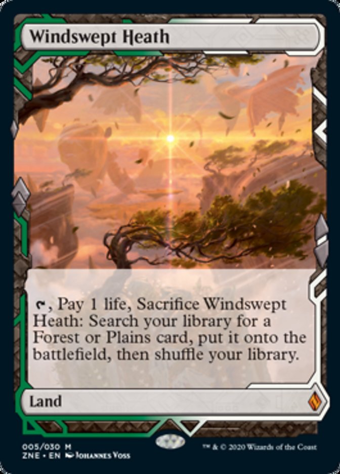 Windswept Heath (Zendikar Rising Expeditions) Near Mint Foil
