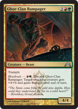 Ghor-Clan Rampager (Gatecrash) Light Play