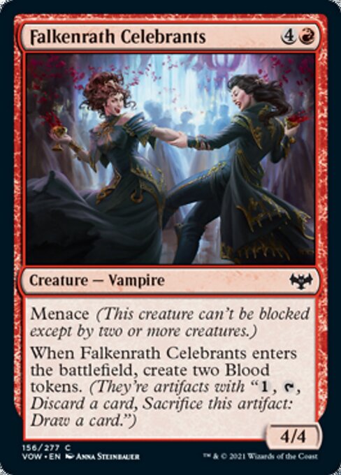 Falkenrath Celebrants (Innistrad: Crimson Vow) Near Mint