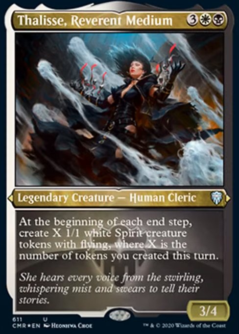Thalisse, Reverent Medium (Foil Etched) (Commander Legends) Light Play Foil
