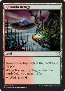 Kazandu Refuge (Commander 2018) Medium Play