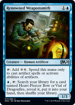 Renowned Weaponsmith (Magic 2020 Core Set) Near Mint