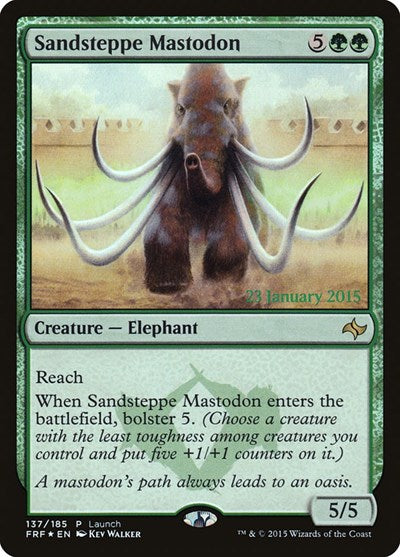 Sandsteppe Mastodon (Promos: Launch Party and Release Event) Light Play Foil