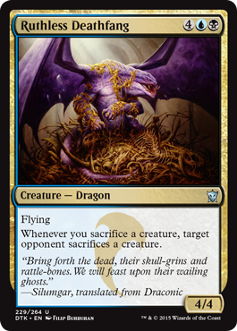 Ruthless Deathfang (Dragons of Tarkir) Near Mint