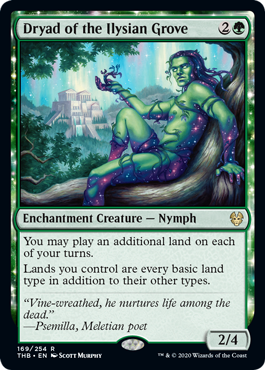 Dryad of the Ilysian Grove (Theros Beyond Death) Near Mint Foil