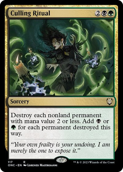 Culling Ritual (Commander: Phyrexia: All Will Be One) Near Mint