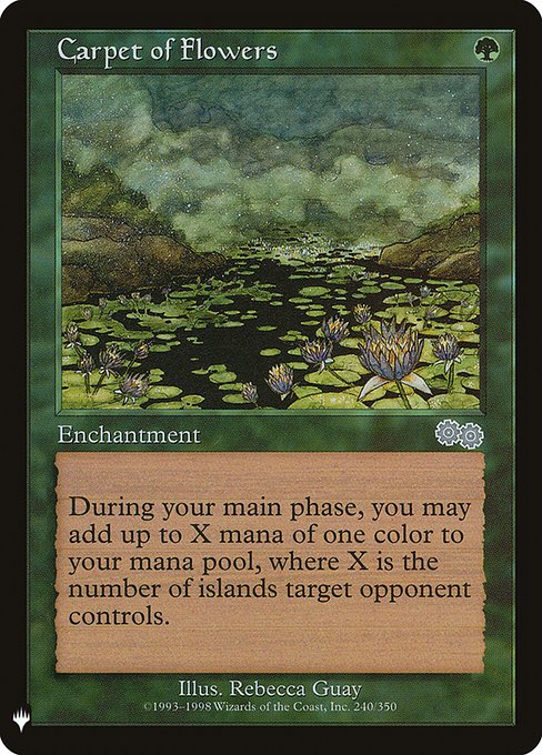 Carpet of Flowers (Mystery Booster) Near Mint