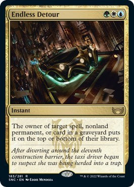 Endless Detour (Streets of New Capenna) Near Mint Foil