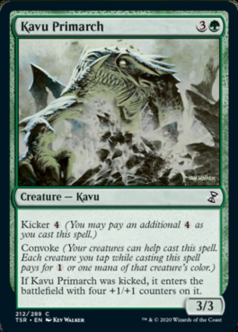 Kavu Primarch (Time Spiral Remastered) Light Play Foil
