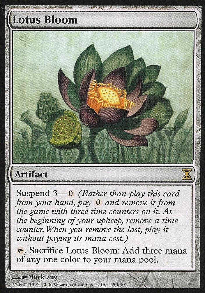 Lotus Bloom (Time Spiral) Medium Play Foil
