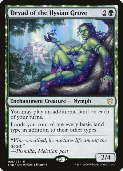 Dryad of the Ilysian Grove (Promo Pack: Theros Beyond Death) Near Mint