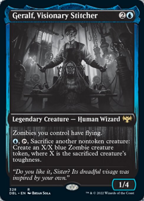 Geralf, Visionary Stitcher (Innistrad: Double Feature) Near Mint Foil