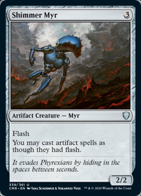 Shimmer Myr (Commander Legends) Medium Play Foil