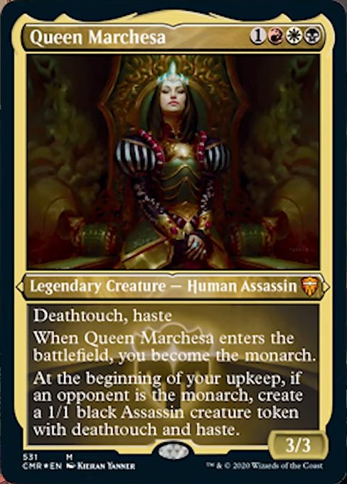 Queen Marchesa (Foil Etched) (Commander Legends) Near Mint Foil