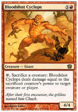 Bloodshot Cyclops (8th Edition) Light Play