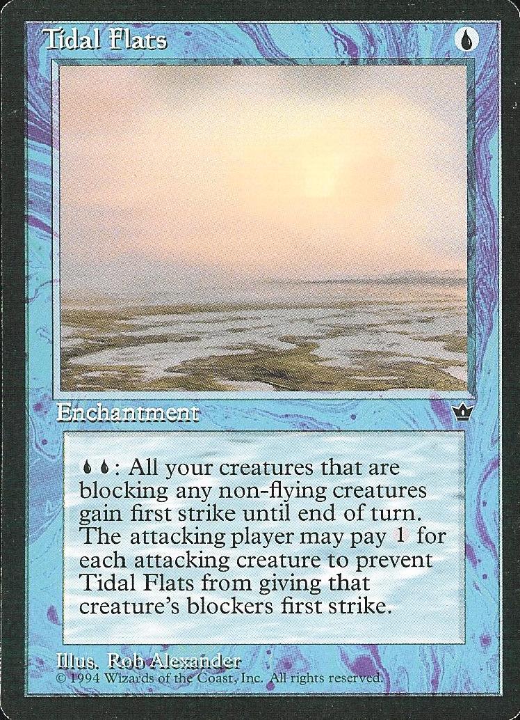 Tidal Flats (2) (Fallen Empires) Medium Play