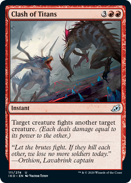 Clash of Titans (Ikoria: Lair of Behemoths) Near Mint