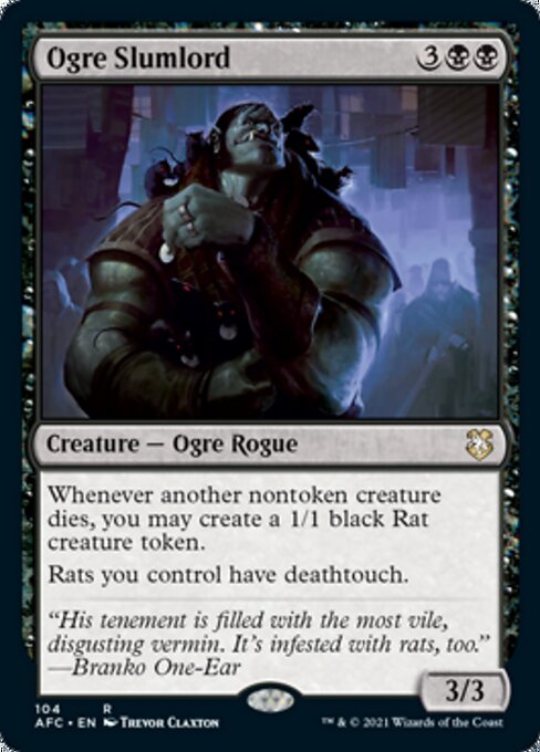 Ogre Slumlord (Commander 2021 Forgotten Realms) Near Mint