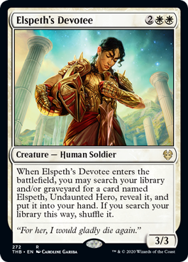 Elspeth's Devotee (Theros Beyond Death) Light Play