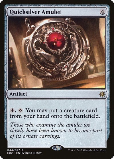 Quicksilver Amulet (Explorers of Ixalan) Near Mint