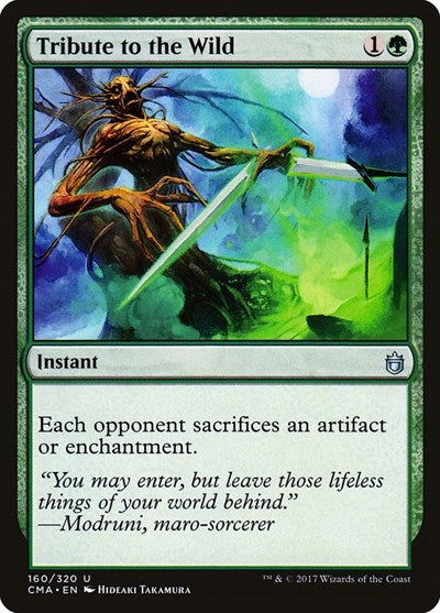 Tribute to the Wild (Commander Anthology) Light Play