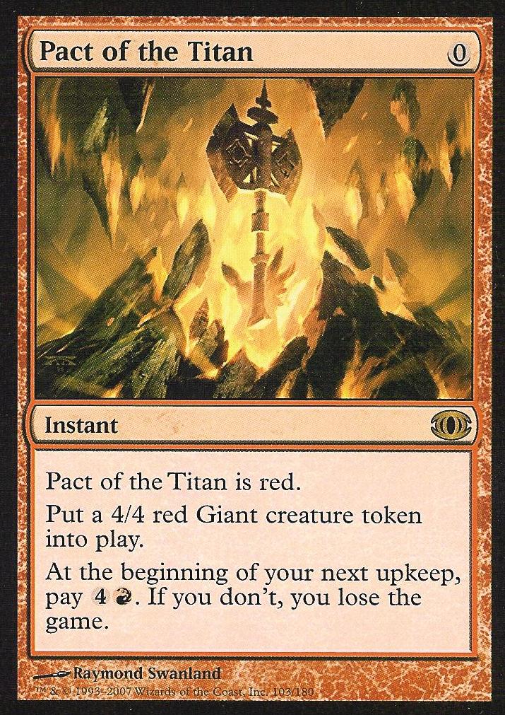 Pact of the Titan (Futuresight) Light Play