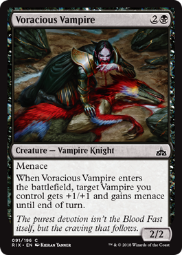 Voracious Vampire (Rivals of Ixalan) Light Play