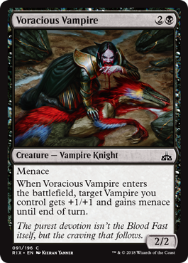Voracious Vampire (Rivals of Ixalan) Near Mint Foil