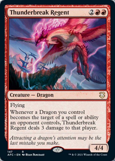 Thunderbreak Regent (Commander 2021 Forgotten Realms) Near Mint