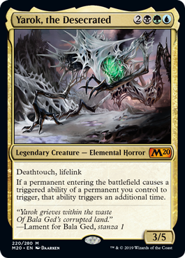 Yarok, the Desecrated (Magic 2020 Core Set) Near Mint Foil