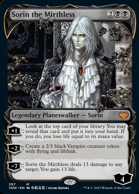 Sorin the Mirthless (Showcase) (Innistrad: Crimson Vow) Near Mint