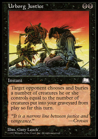 Urborg Justice (Weatherlight) Medium Play