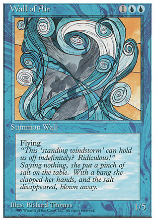 Wall of Air (4th Edition) Medium Play